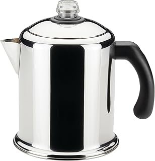 Farberware Classic Stainless Steel Yosemite Coffee Percolator, 8-Cup