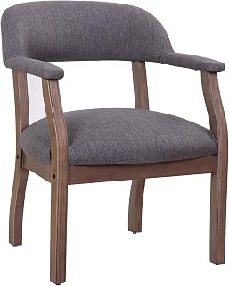 Boss Office Products (BOSXK Executive Chair, Slate Grey, 26"" d x 24"" w x 31"" h (B9540DW-SG)