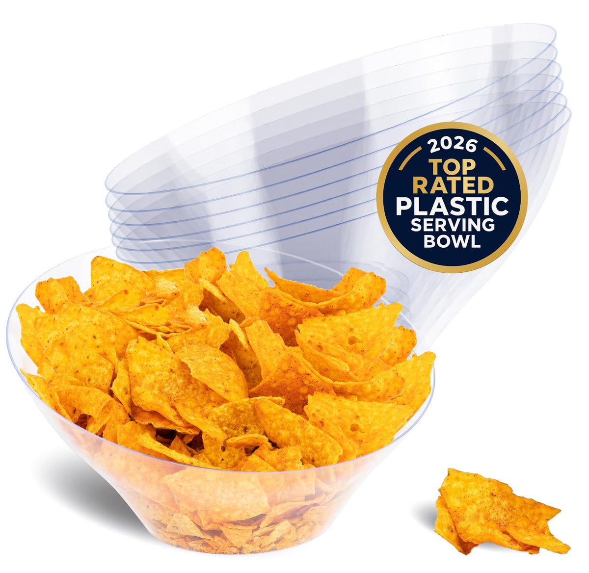 Stock Your Home 6 / Large / Clear Bowls