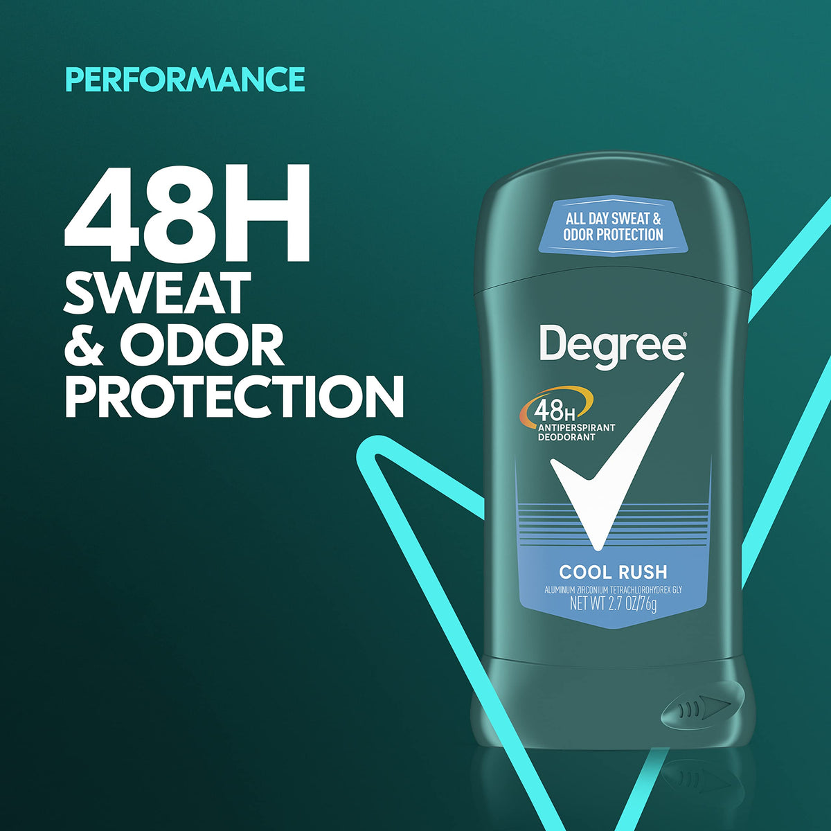 Degree 5.4 Ounce (Pack of 1) / Cool Rush / 1 Antiperspirant Deodorant