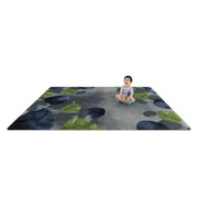 Riverstone 7'8" x 10'9" Area Rug in Color Gray by Joy Carpets – 7'8" x 10'9" (Rectangular), Nylon, Grey, Model 2137D-01
