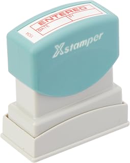Xstamper Cx-Bn 1534 Entered/Date/by Red