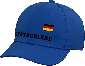 Federal Republic of Germany - Deutschland Flag on Chest Adjustable Baseball Hat