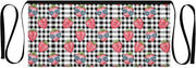 Kitchen Apron Strawberry Grid | Unisex Server Apron with 3 Pockets, Adjustable for Waiters, Gardeners, Kitchen, BBQ, Painting and Restaurant Work