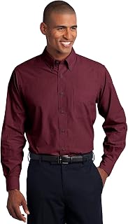Port Authority Men's Crosshatch Easy Care Button-Down Shirt