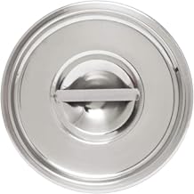 Thunder Group SLBM011 Bain Marie Pot Cover, fits 6 Quart Size Pot, Stainless Steel, Mirror-Finish, Pack of 6