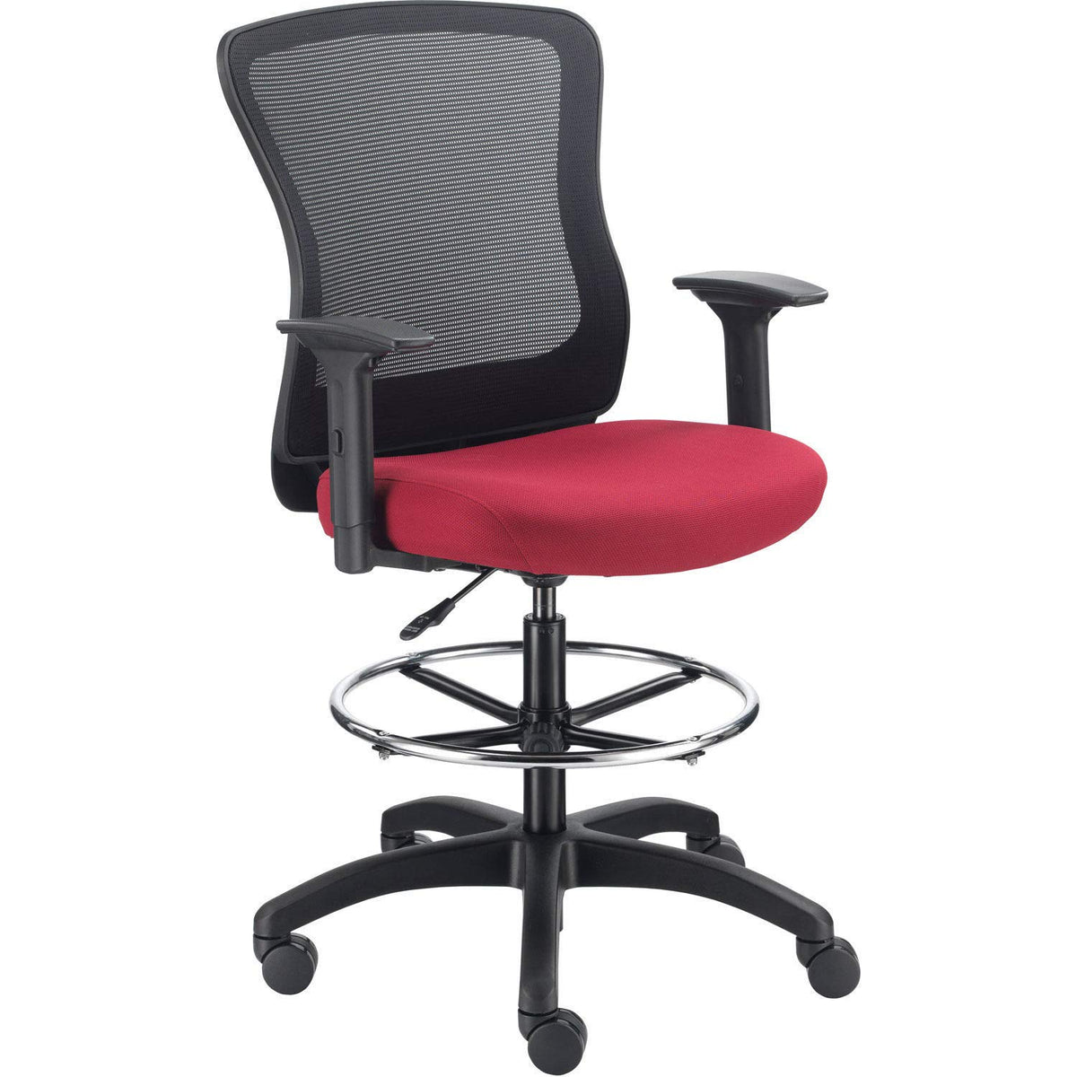 Mesh Back Task Stool by Global Industrial – Metal, Model DR-625F-376BY