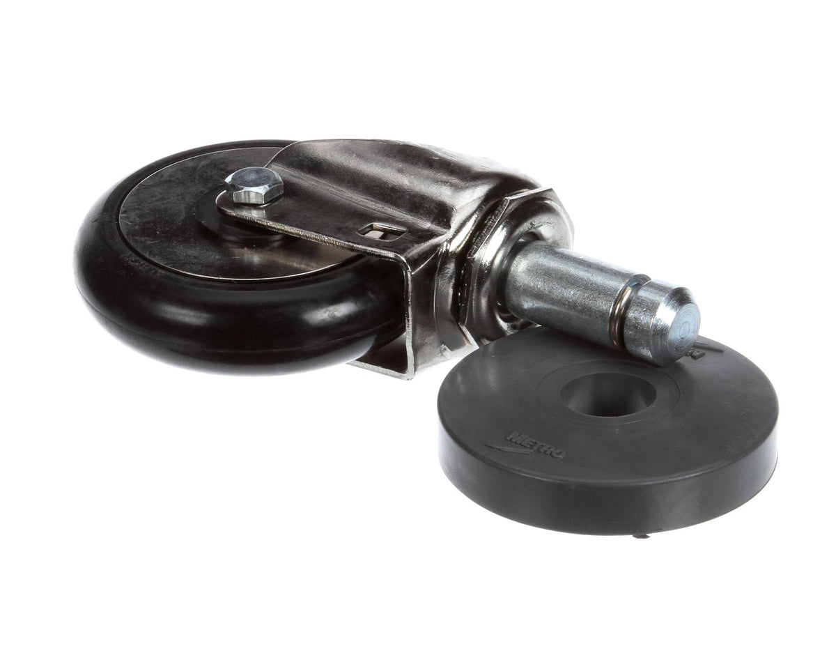 caster and Bumper by METRO – Stainless Steel, stainless-steel, Model 4LD