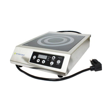 commercial electric induction cooker by Thunder Group – Stainless steel, Silver black, Model SEJ45000C