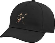 Winston Churchill Playing Guitar Rocker Humor Vintage Adjustable Baseball Hat