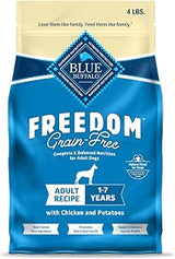 Blue Buffalo Freedom Chicken Adult Grain-Free Dry Dog Food, 4 lb