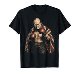 Vintage UK Flag Winston Churchill Boxer Churchill Boxing T-Shirt by Funny Winston Churchill Boxer – Black, Model 47R62G50RFE