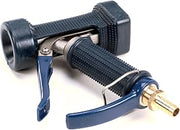 T&S Brass MV-2522-21 Water Gun with Front Trigger, 5/16-Inch Orifice, 1/2-Inch Coupling, Stainless Steel and Blue Rubber Cover