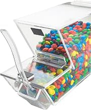 Cal-Mil 927-H Stackable Topping Dispenser, 4" W x 11" D x 7" H, Clear