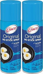 Crisco Original No-Stick Cooking Spray, 6 oz (Pack of 2)
