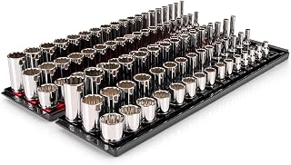 TEKTON 3/8 Inch Drive 12-Point Socket Set, 102-Piece | SHD91223