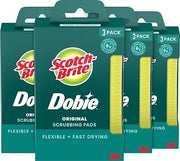 Scotch-Brite Dobie Non-Scratch All-Purpose Scrub Pads, 12 Pack