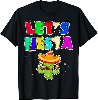 Let's Fiesta T-Shirt Cinco De Mayo Drinko Party Tee Shirt