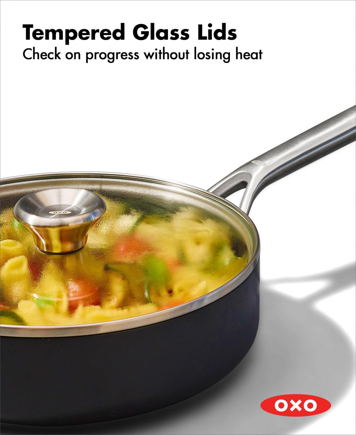 OXO 3 Quarts / Black / Pot Set Sauté Pans