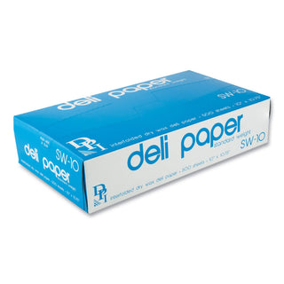 DELI SHT STD 10x10-3/ by Durable Packaging – 10" x 10-3/4", Wax Paper, Pack of 12, Model SW-10