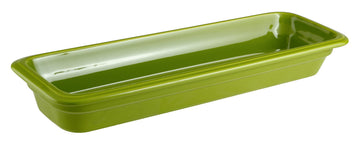 World Cuisine Induction Porcelain Hotel Pan by PADERNO – Medium, Porcelain, Green, Model 44314G06