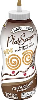 Smucker's 12 Pack Plate Scapers Dessert Topping, Chocolate, 19.5 Ounce (Pack of 12)