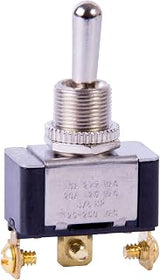 Gardner Bender GSW-13 Heavy Duty Electrical Toggle Switch, SPDT, ON-OFF-ON, 20 A/125V AC, Screw Terminal