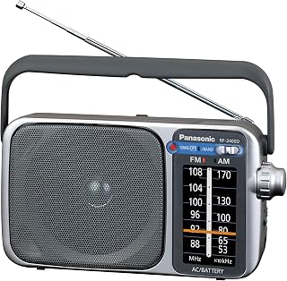 Panasonic RF-2400 AM/FM Radio, Silver