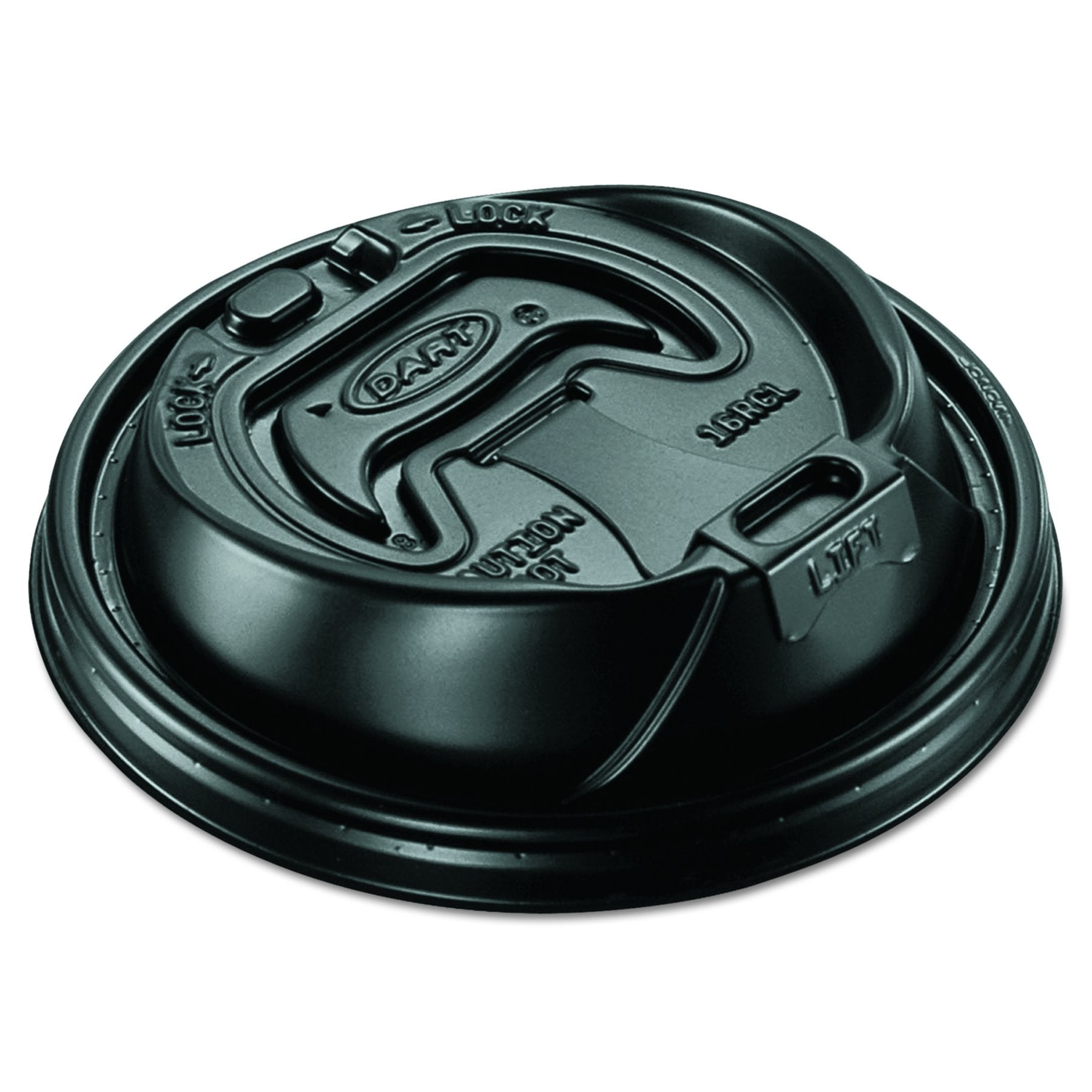 DCC16RCLBLK - Dart Recloseable Lid