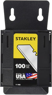 Holding Notches Mount 0.03 In. Round Point Safety Blade -100/pack by STANLEY – One Size, Alloy Steel, Multi, Model 11-988