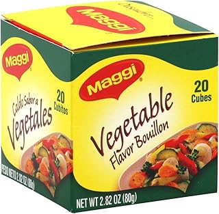 Maggi Veggie Bouillon Cube 2.82 OZ(Pack of 4)