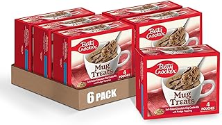 Betty Crocker Mug Treats Chocolate Chip Cookie Mix, 4 Servings, 13.9oz, 6pk