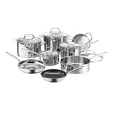 Professional Series Cookware 13 Piece Set by Cuisinart – 13 PC, Stainless Steel, Model 89C-13