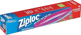 Ziploc Storage Bags, Jumbo 2 Gallon Size (12 Bags)
