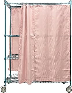 QUANTUM STORAGE SYSTEMS WRC74-1860FP-3PC Wire Privacy Partition Shelves Green Epoxy 2 Shelves 80" H x 60" W x 18" D