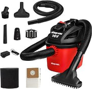 Shop-Vac 5430029 Cordless 1 Gallon Wet/Dry Vacuum, 1.25 Inch Diameter x 4 Foot Hose, Ideal for Jobsite, Garage & Workshop