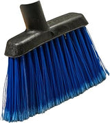 Carlisle FoodService Products Duo-Sweep Angled Broom Head with Flagged Bristles for Home, Kitchen, Restaurant, and Warehouse, Polypropylene, 12 Inches, Blue, (Pack of 12)