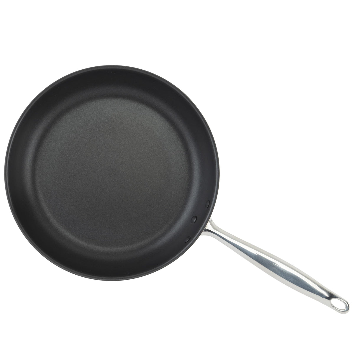 Tri-Ply Frying Pan by Winco – 12", 3.0 quarts, Stainless Steel, Silver, Model TGFP-12NS