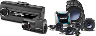 Alpine PSS-TSLA-223-11/13-Speaker Complete Sound System Upgrade Compatible with 2022-Up Tesla Model 3 & DVR-C310R Dash Cam Bundle