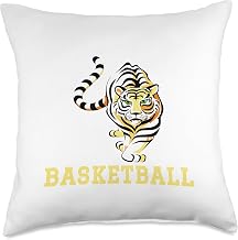 Bloomfield High School Bengals Basketball Throw Pillow