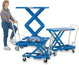Bishamon Mobilift Manual Scissors Lift Tables - 330-Lb. Capacity