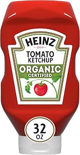 HEINZ Organic Tomato Ketchup (32 oz Bottles, Pack of 12)