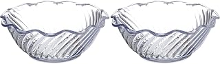 Carlisle FoodService Products 453307 Plastic Dessert Bowls, 13 oz, Clear (Pack of 2)