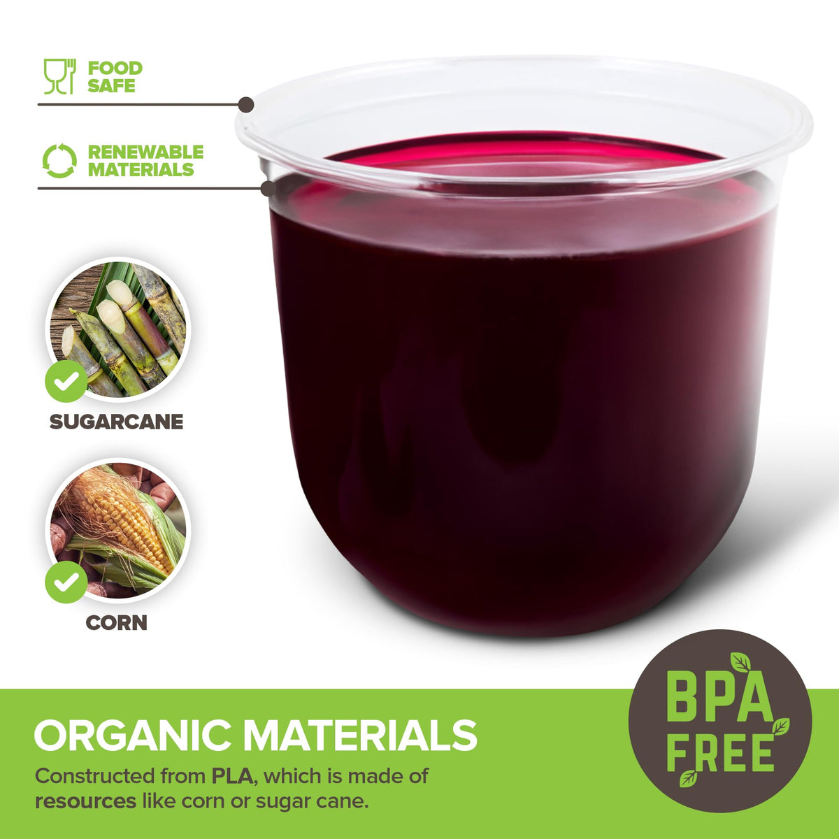 Stock Your Home 12oz / 100 / Clear Cups