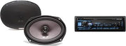 Alpine UTE-63BT Bluetooth® Multimedia Receiver (Does Not Play CDs) with SXE-6926S 6x9 Coax Speakers