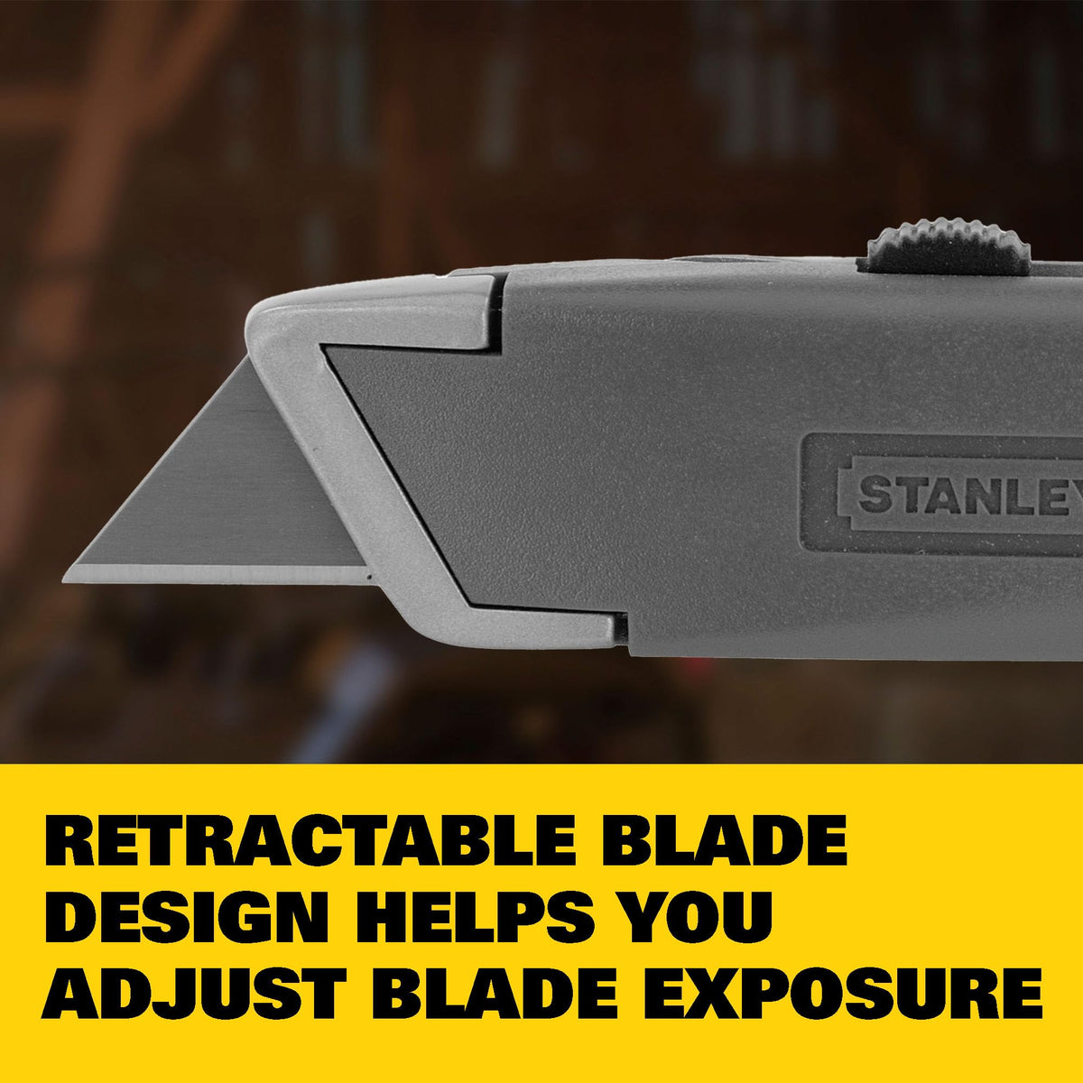 STANLEY Black, Yellow / One Size / Minimalist Utility Knives
