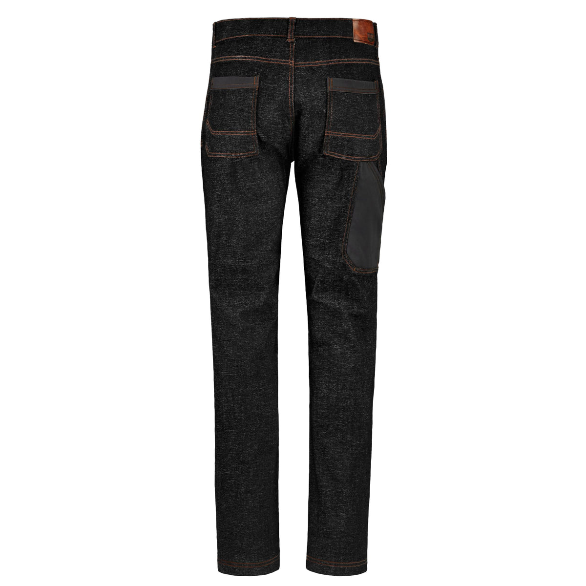 Men’s Fleece-Lined Flex Utility Jean by Red Kap – 42W x 32L, Cotton, Black Wash, Model F5D3BW 42 32