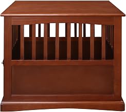 Casual Home Wooden Medium Pet Crate, End Table, Walnut , 27.50" x 20.00" x 24.00"