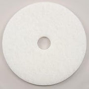 Global Industrial 20" White Polishing Pad, 5/Case, 401220