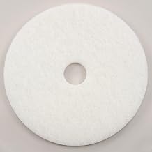 Global Industrial 20" White Polishing Pad, 5/Case, 401220